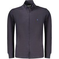 Baumwoll-Sweatjacke mit Stehkragen
