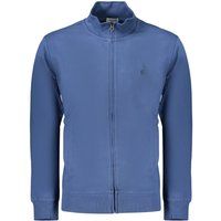 Baumwoll-Sweatjacke mit Stehkragen