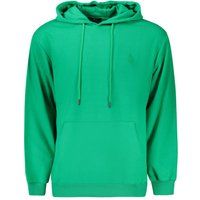 Klassischer Baumwoll-Kapuzenpullover mit Stickerei