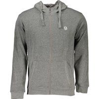 Klassischer Fleece-Kapuzenpullover mit Reißverschluss