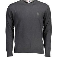 Klassischer Rundhals-Baumwollstrickpullover