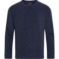 Klassisches Fleece-Oberteil mit Rundhalsausschnitt