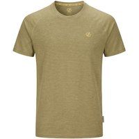 Leichtes Performance-T-Shirt in Melange-Optik