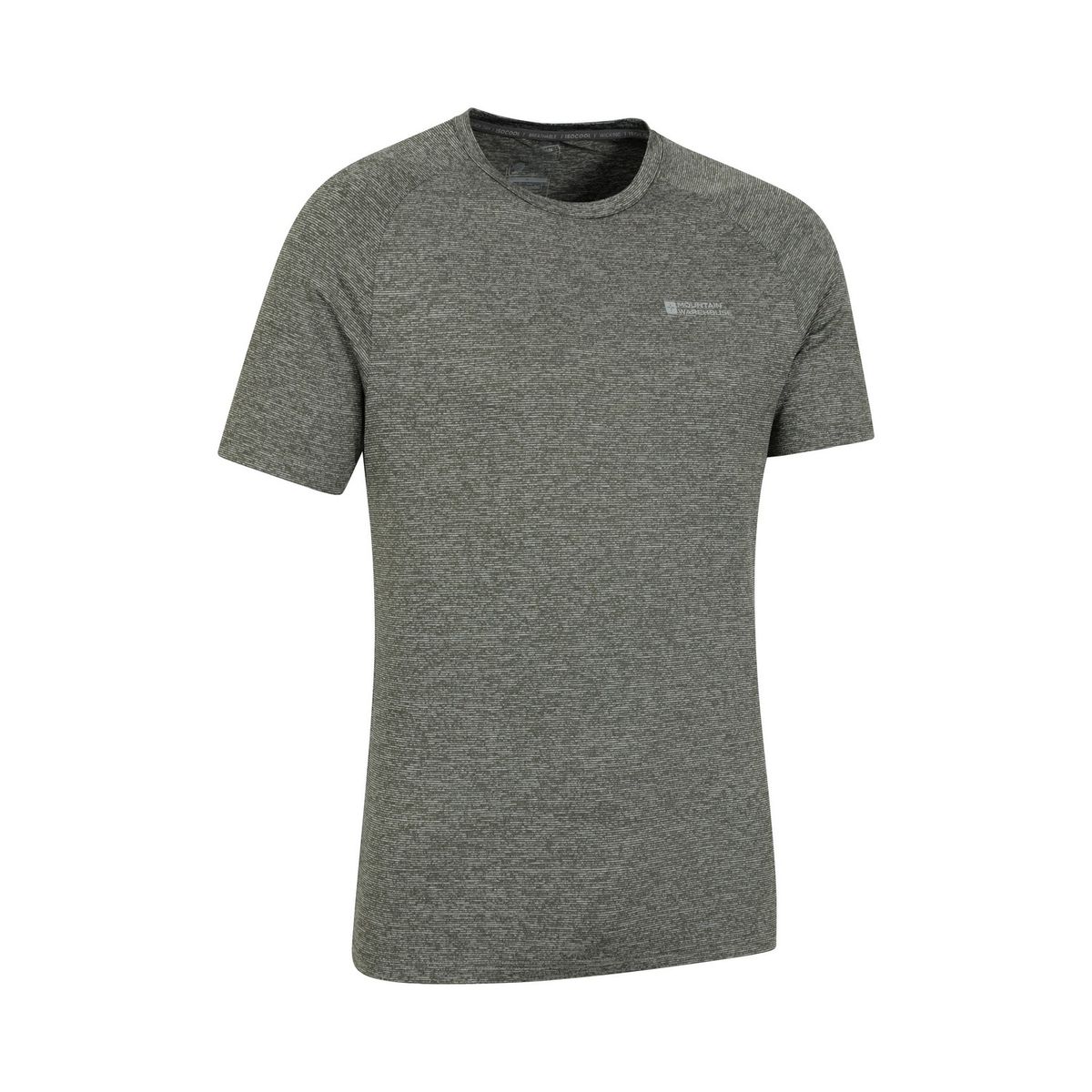 Feuchtigkeitsableitendes strukturiertes Sport-T-Shirt