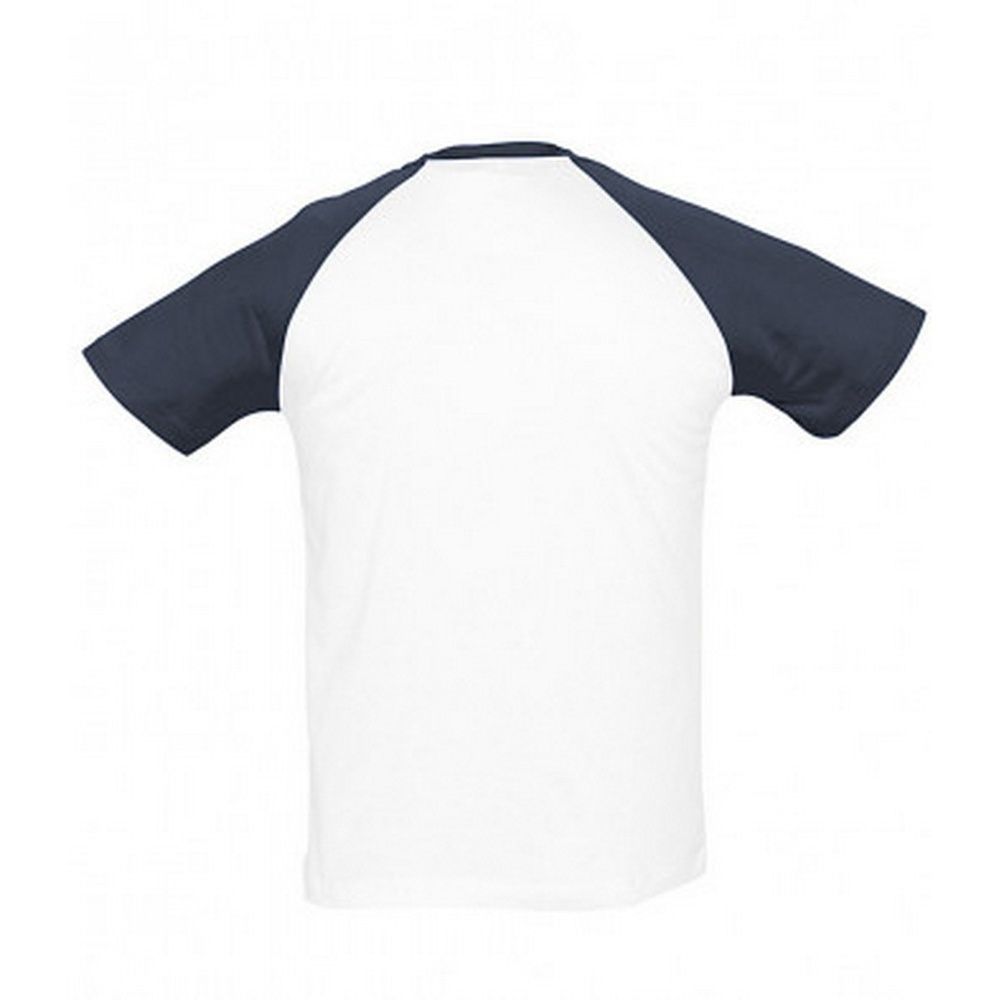 Baumwoll-Shirt mit Kontrast-Raglanärmeln
