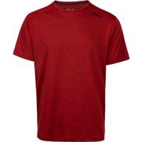 Melierter Funktions-Rundhals-T-Shirt