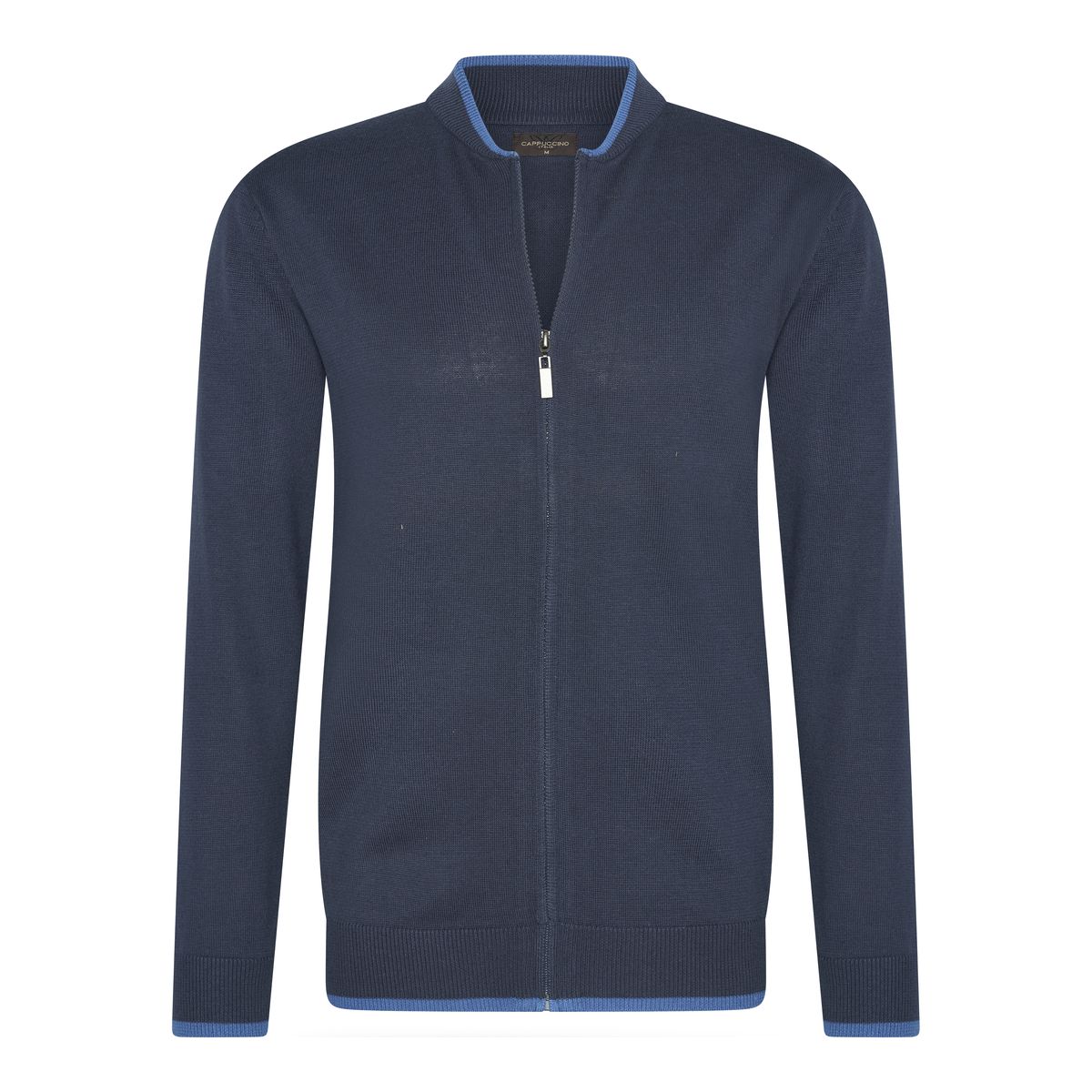 Klassischer Strick-Cardigan mit Reißverschluss