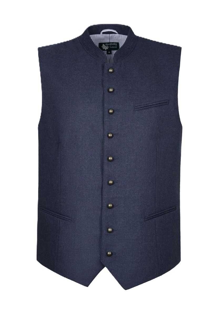 Klassische Trachtenweste aus Wollmischung