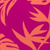 Triangel-Bikini-Set mit tropischem Print