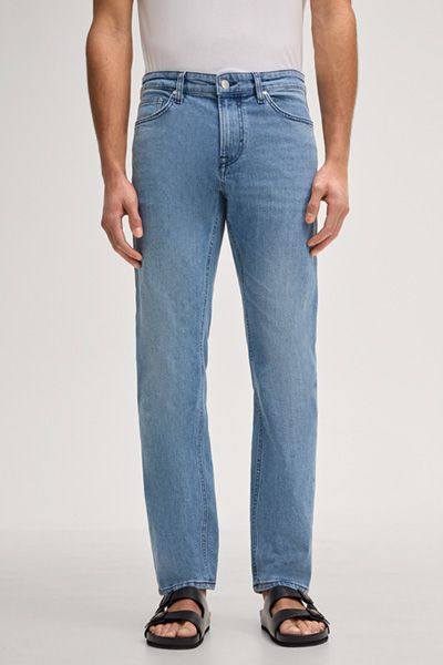 Joop! Mitch Jeans hellblaue Stretch-Denim Five-Pocket-Design