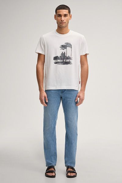 Joop! Mitch Jeans hellblaue Stretch-Denim Five-Pocket-Design