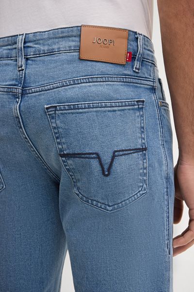 Joop! Mitch Jeans hellblaue Stretch-Denim Five-Pocket-Design