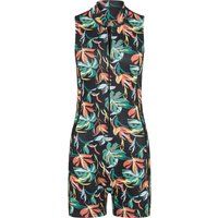 Ärmelloser Shorty-Neoprenanzug mit Blumenmuster