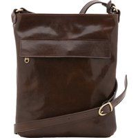 Minimalistische Messenger-Bag aus Leder