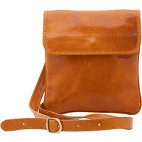 Klassische Leder-Umhängetasche