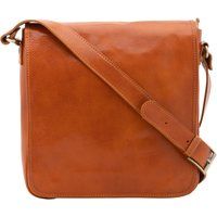 Klassische Messenger-Tasche aus Leder