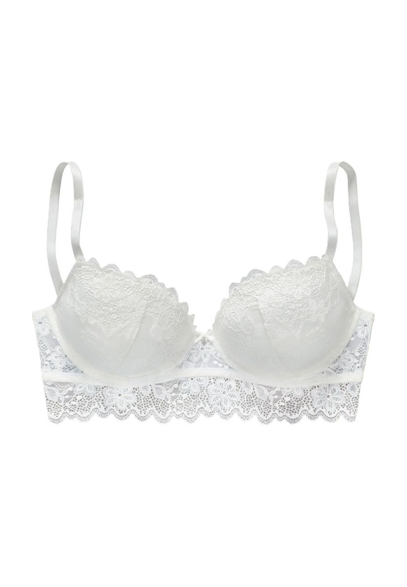 Push-up-BH mit Spitze und verstellbaren Trägern