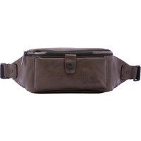 Strukturierte Gürteltasche in Lederoptik