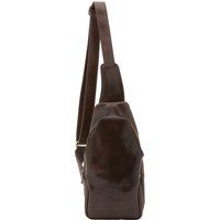 Leder-Sling-Umhängetasche