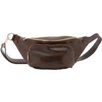 Handgefertigte Gürteltasche aus Glanzleder