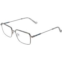 Klassische rechteckige Metallbrille