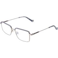 Rechteckige Vollrand-Brille aus Metall