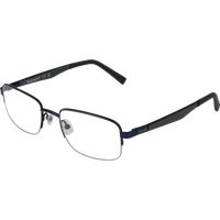 Rechteckige Halbrand-Metallbrille