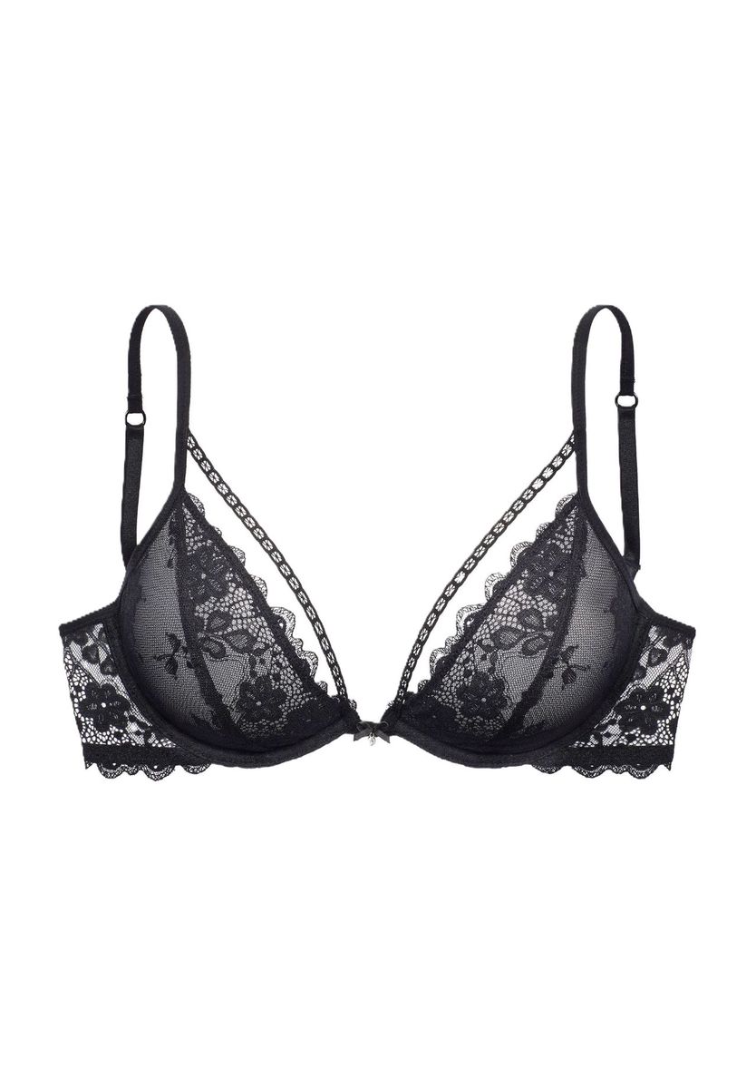 Eleganter Bügel-BH mit Spitze und Riemchendetail
