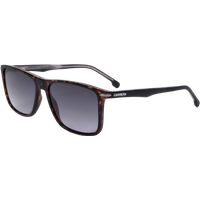 Elegante Eckige Sonnenbrille in Hornoptik