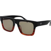 Markante quadratische Sonnenbrille mit Farbverlauf
