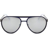 Verspiegelte Pilotenbrille mit Doppelsteg