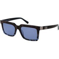 Markante rechteckige Acetat-Sonnenbrille
