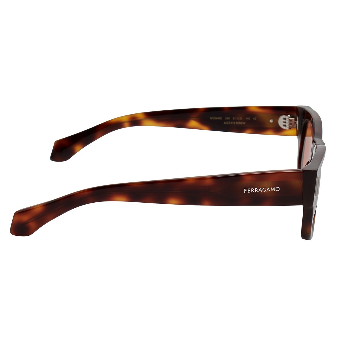 Klassische rechteckige Acetat-Sonnenbrille
