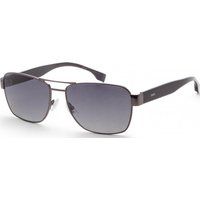 Moderne Rechteckige Sonnenbrille mit Doppelsteg