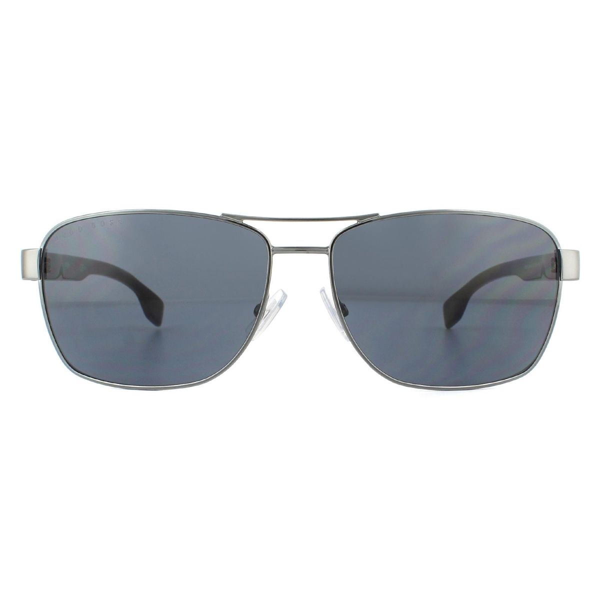 Klassische rechteckige Metall-Sonnenbrille