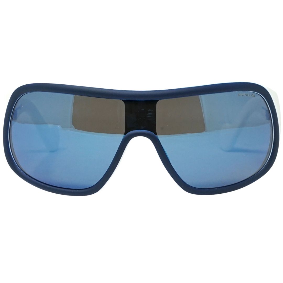 Sportliche Wrap-Around-Shield-Sonnenbrille