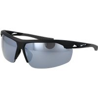 Sportliche Halbrand-Sonnenbrille mit Verspiegelung