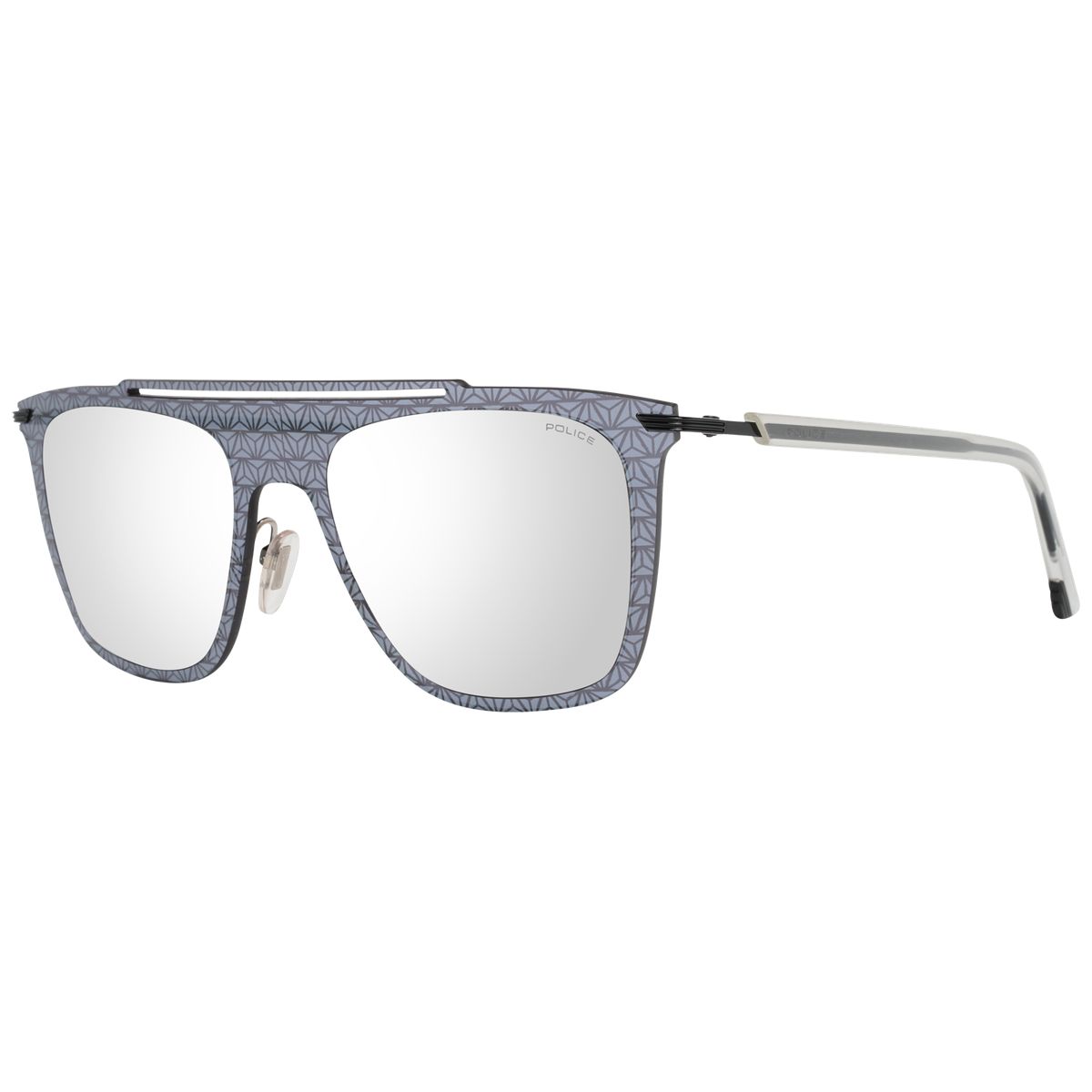 Sonnenbrille mit geometrischem Muster