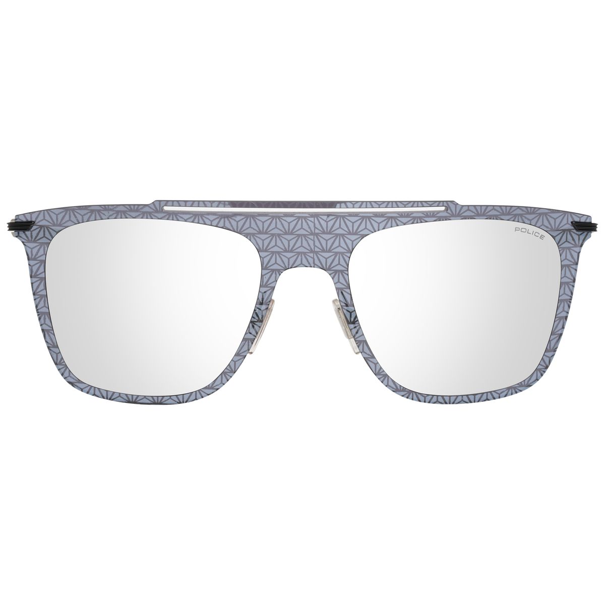 Sonnenbrille mit geometrischem Muster