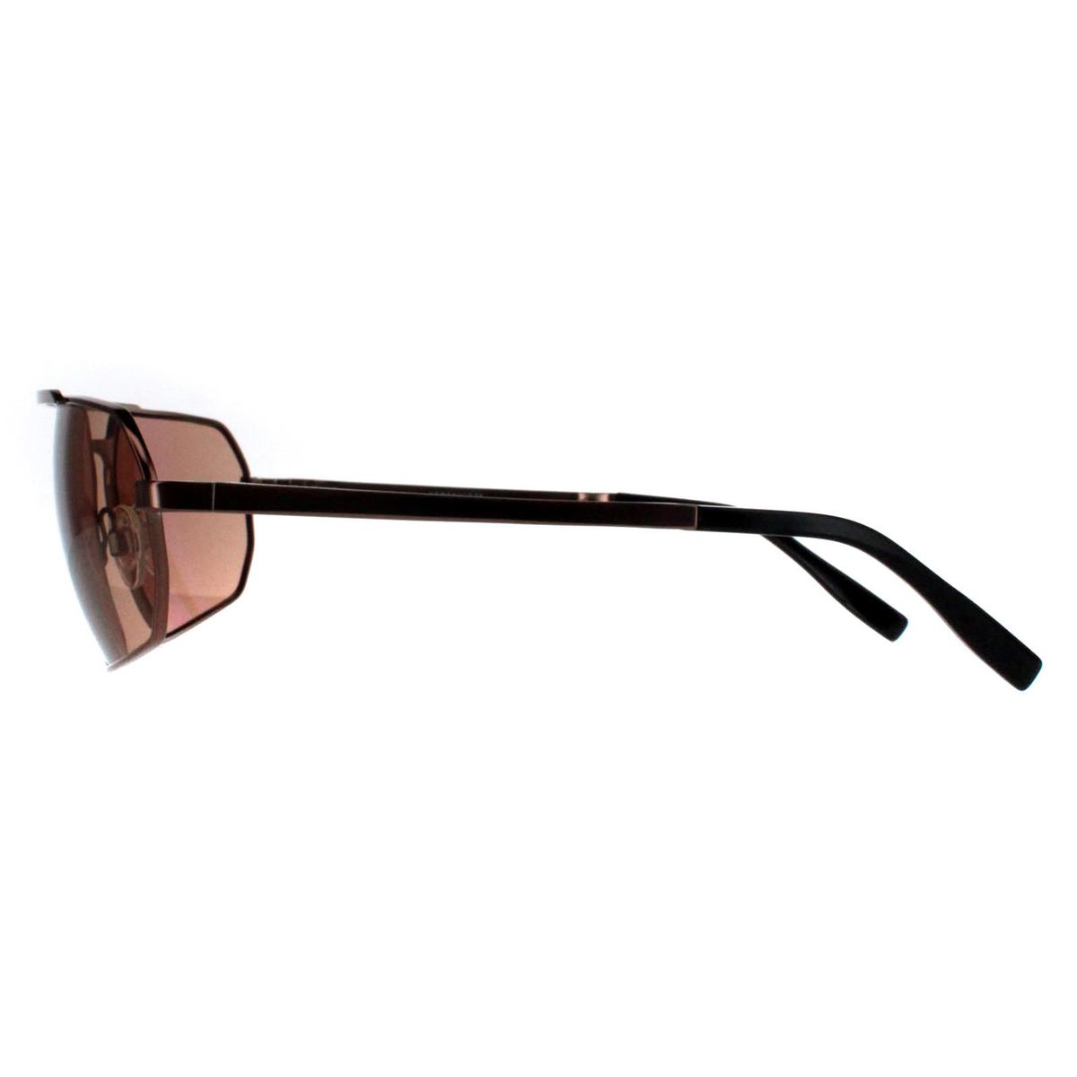 Rechteckige Sonnenbrille aus Edelstahl