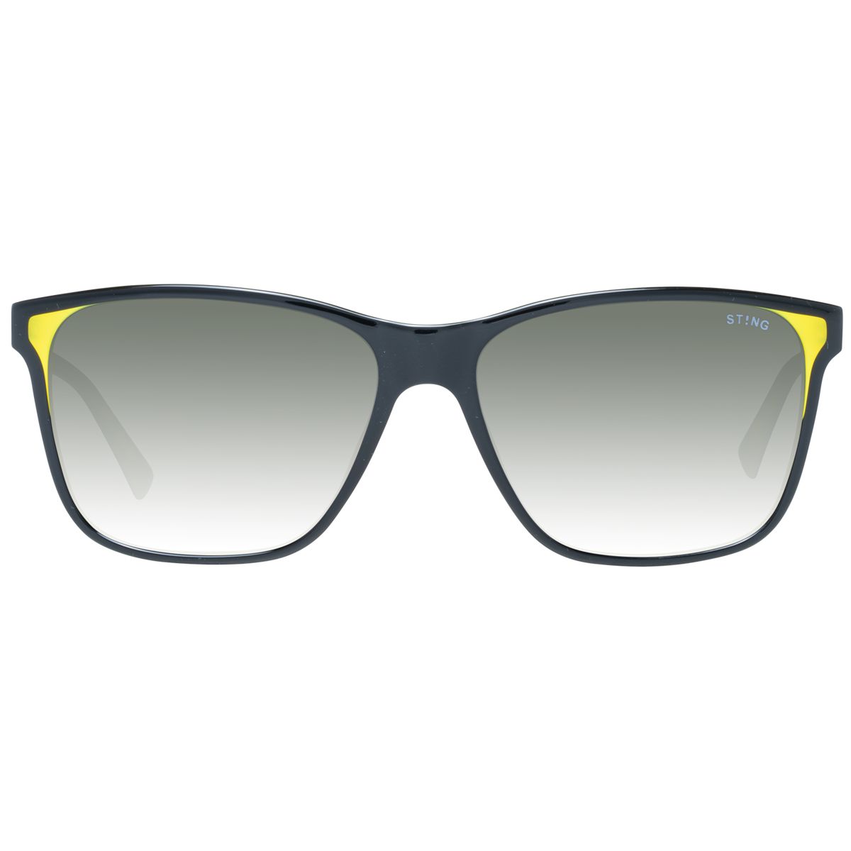 Eckige Sonnenbrille mit Kontrastrand