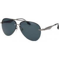 Rahmenlose Aviator-Sonnenbrille mit Doppelsteg