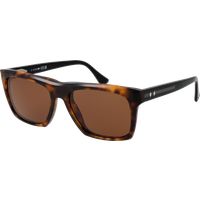 Quadratische Sonnenbrille in Schildpatt-Optik