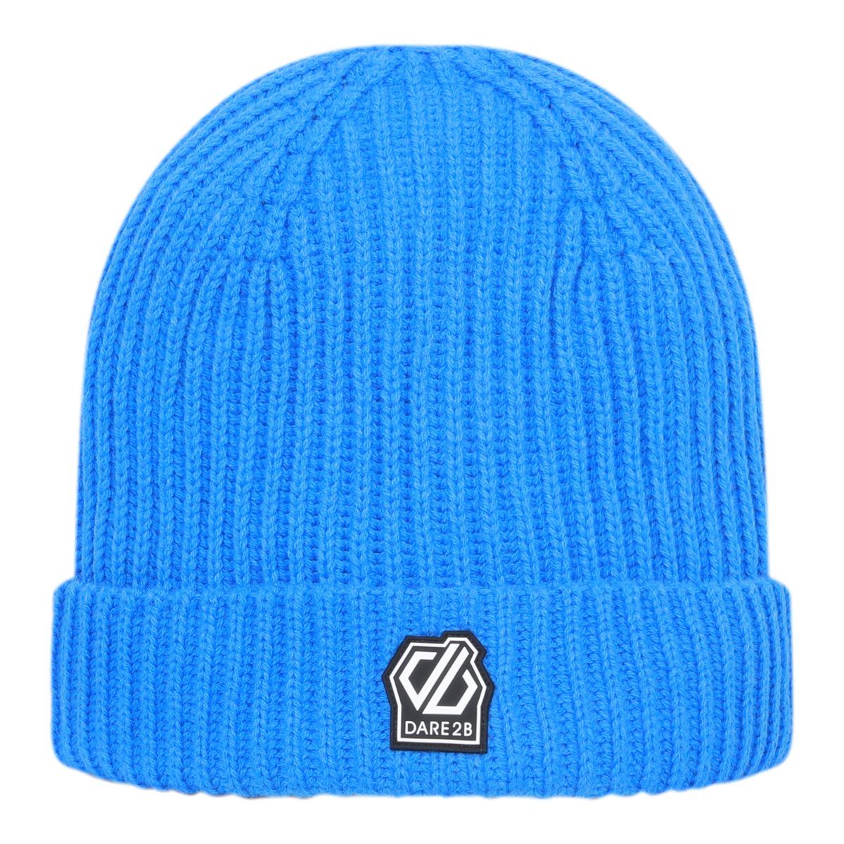 Klassische Rippstrick-Beanie mit Logo