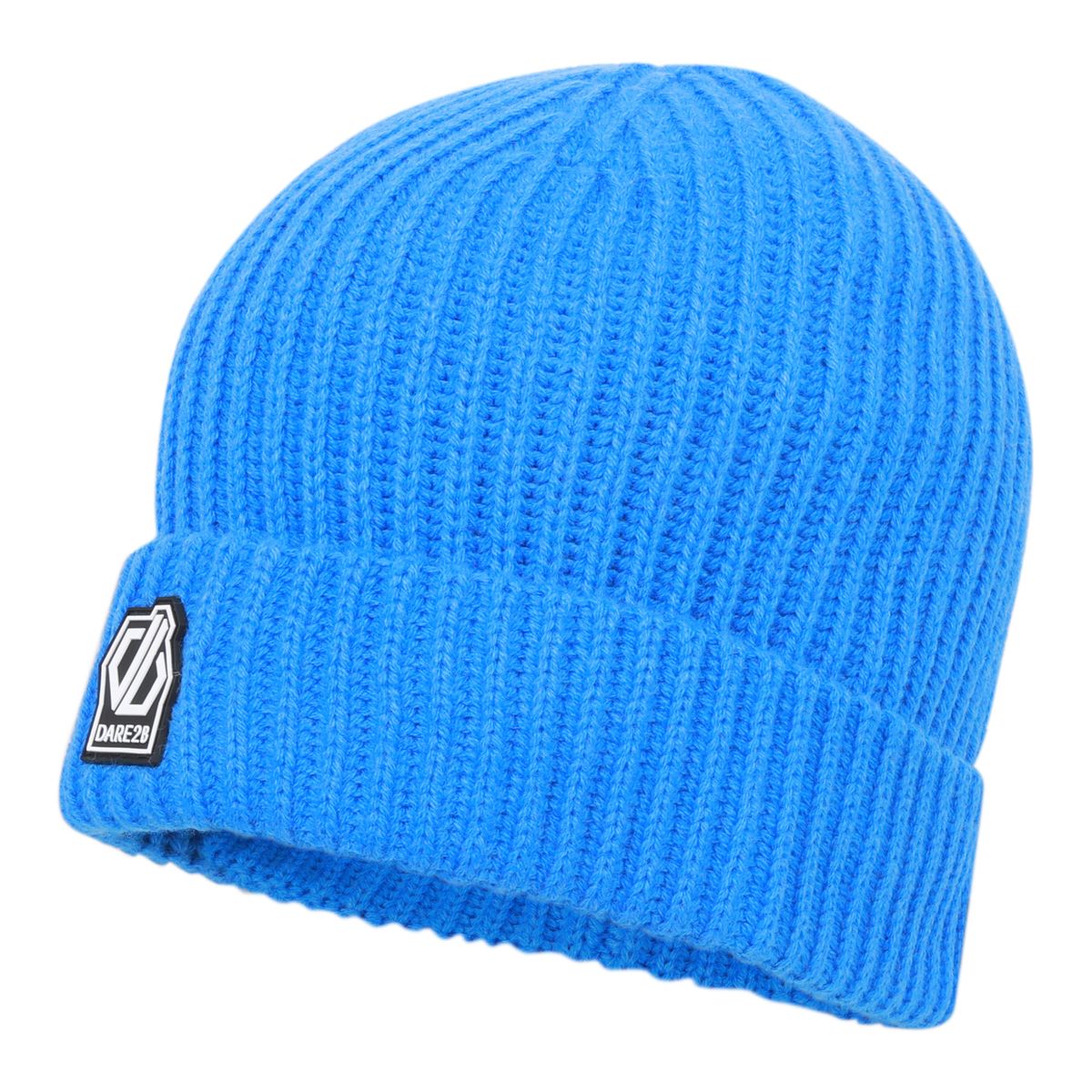Klassische Rippstrick-Beanie mit Logo