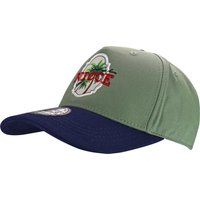 Zweifarbige Baseballkappe mit besticktem Patch