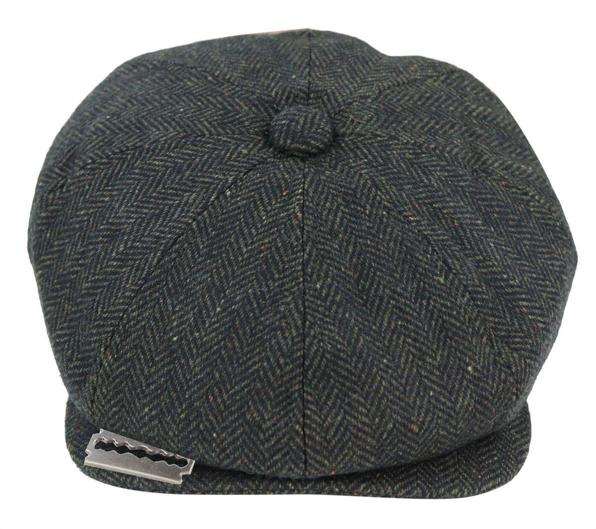 Peaky Blinders Fischgräten-Tweed-Mütze