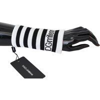 Gestreiftes Logo-Strickarmband