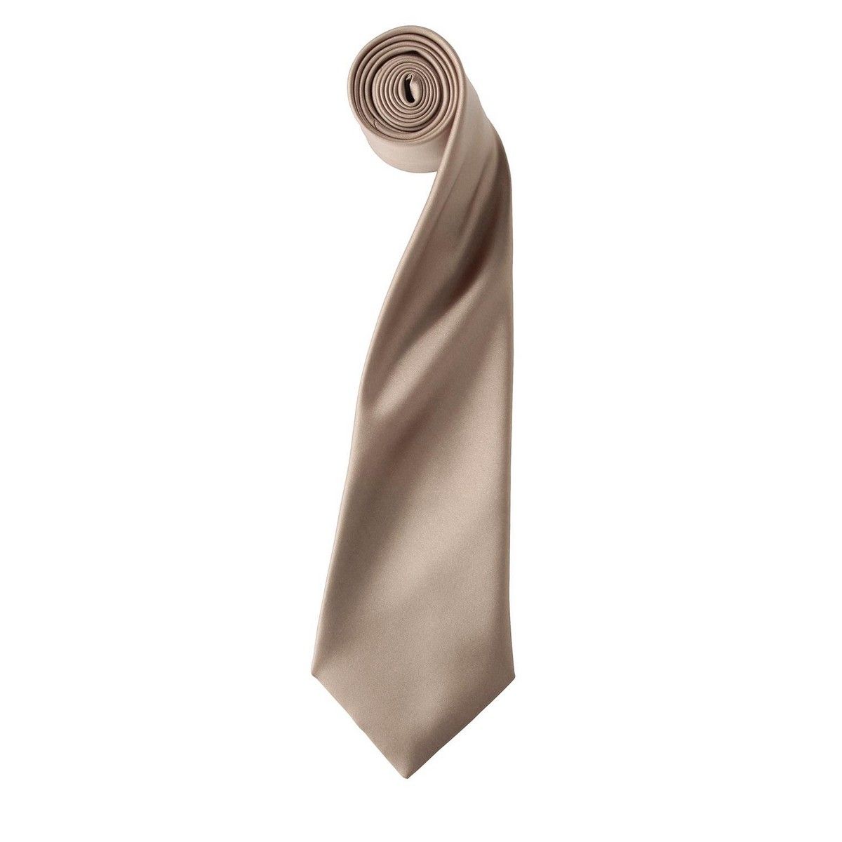 Elegante Schmale Satin-Krawatte