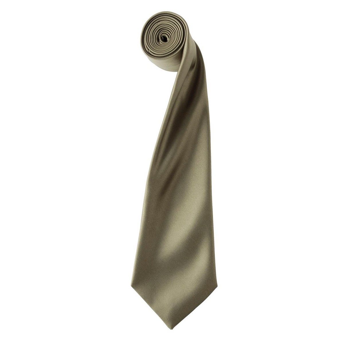 Elegante Satin-Krawatte im Schmalschnitt